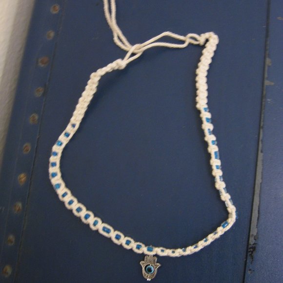 NWOT Earthbound Trading Co. hamsa eye necklace - Picture 2 of 4